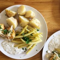 klopsiki z dorsza z ziemniakami